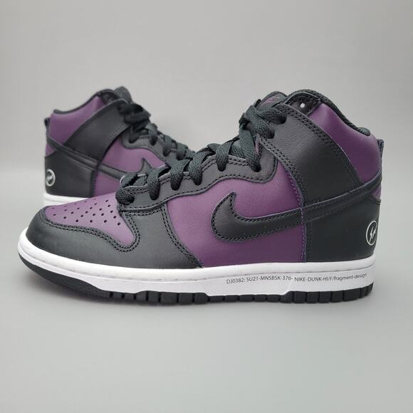 Nike Dunk High Fragment Beijing Black Purple DJ0382-600 Mens Size 5 / Womens 6.5 - Picture 1 of 10